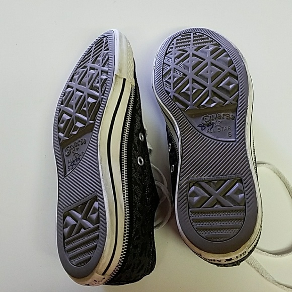 CONVERSE ALL STAR BLACK LEOPARD SPOTS - Picture 6 of 8